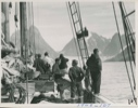 Image of Group at Glacier at head of fiord in South Greenland
